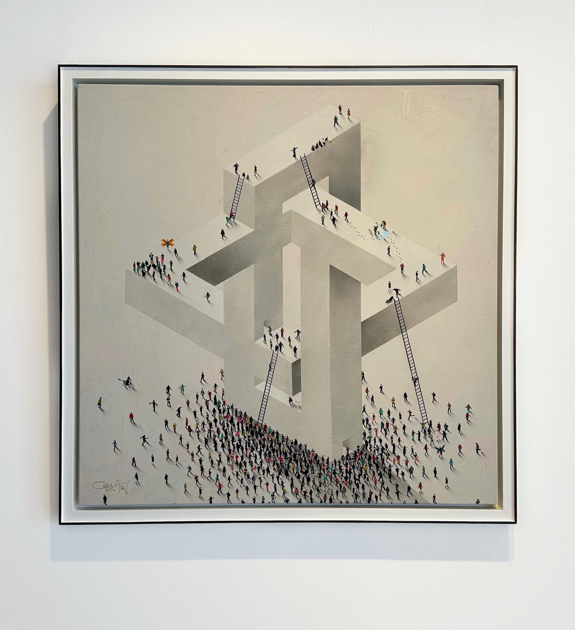 Nexus-Reise (Zeitgenössisch), Mixed Media Art, von Craig Alan