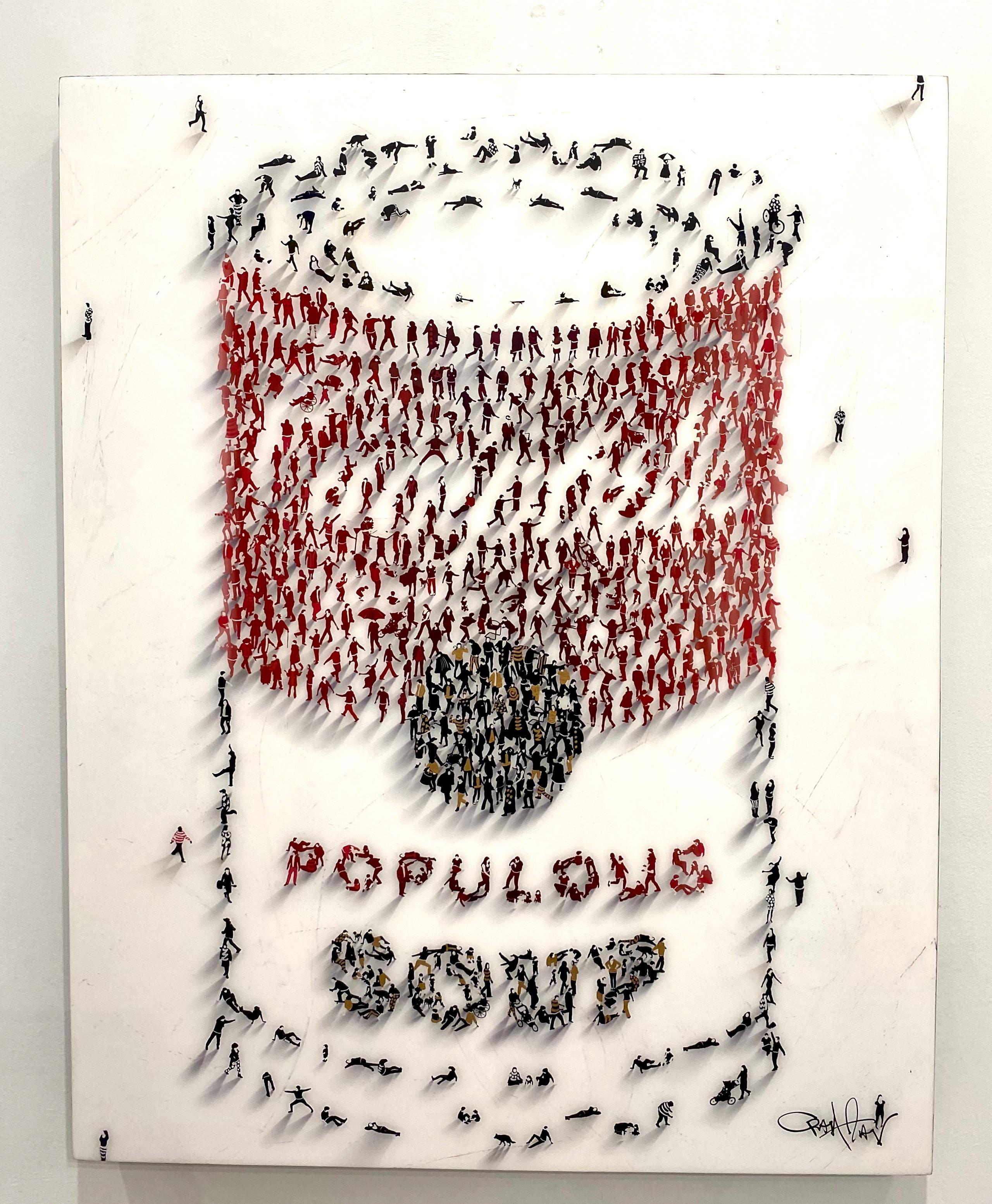 Craig Alan Figurative Painting - 'Populus Homage' - "Populus Soup"