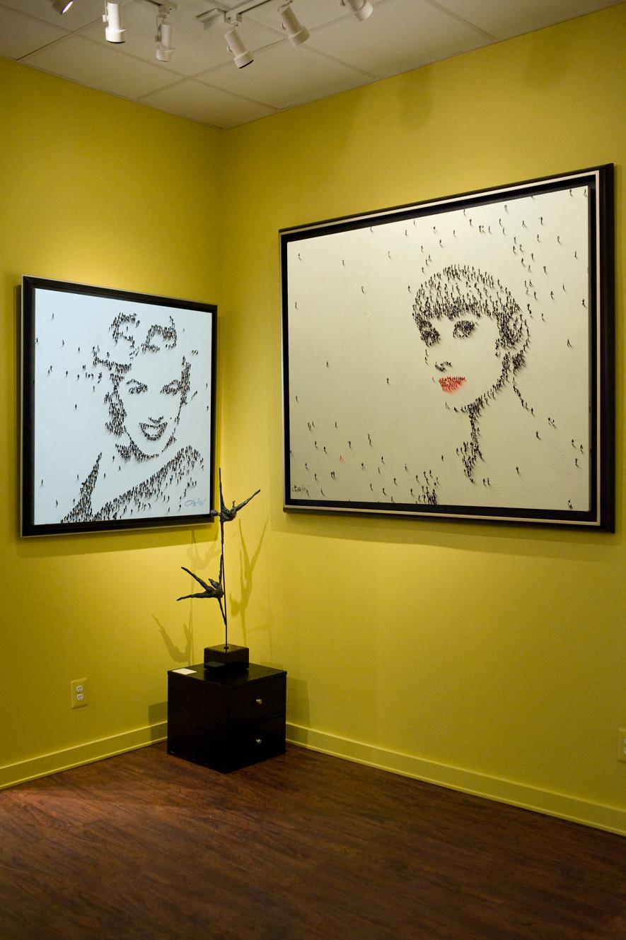 Contemporary Populus Painting by Craig Alan, Audrey Hepburn For Sale 1