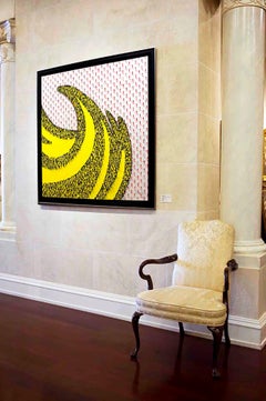 Contemporary Populus Painting by Craig Alan, Lichtenstein "Hair Flip"