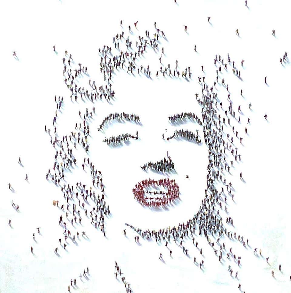 Kiss me red by Craig Alan Original Mixed Media Painting