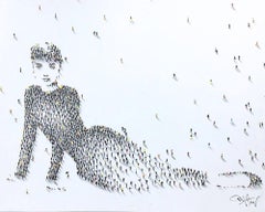 Le jour de la dame fixe par Craig Alan Peinture originale en techniques mixtes