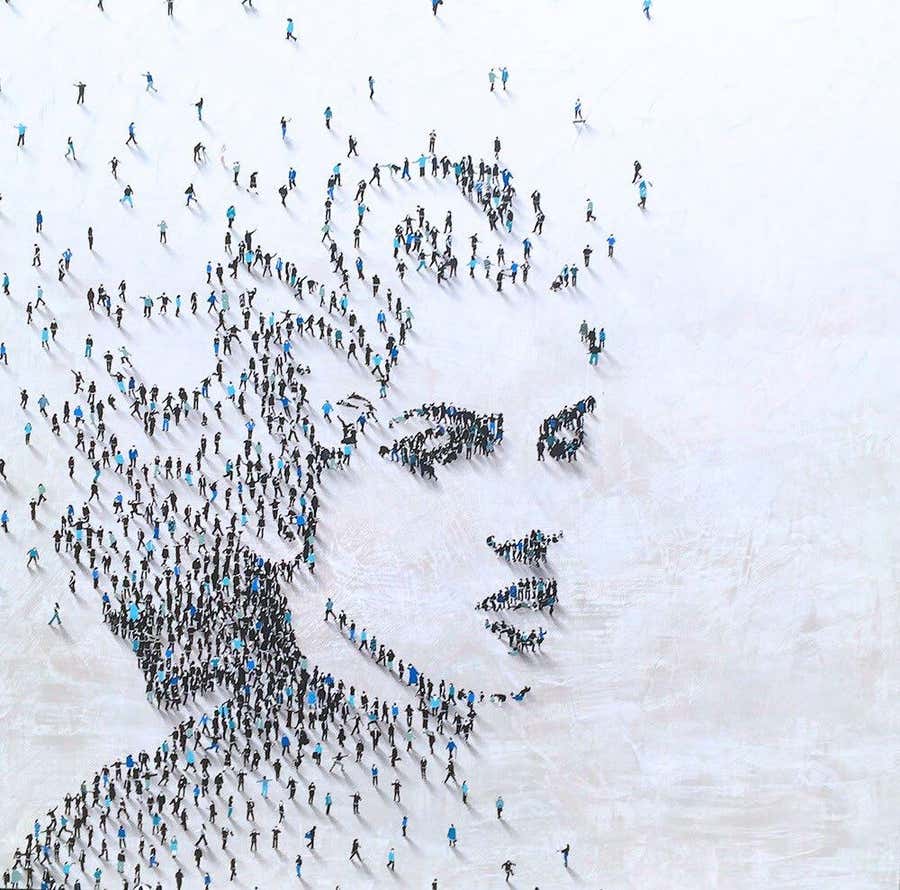 Noticed by Craig Alan Original Mixed Media Painting