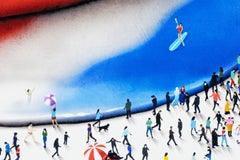 "Populus: We All Scream" Melting Popsicle Crowd Limited Edition Giclee on Canvas