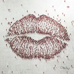 "Rouge Kiss" -  pop art, pop surrealism, populus, pop culture, kiss, 