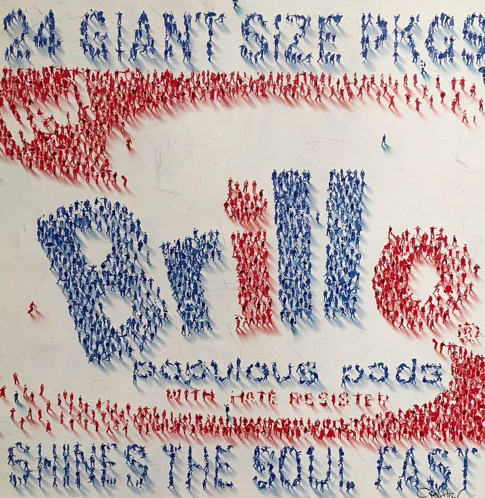 Soul Shine par Craig Alan Peinture originale en techniques mixtes