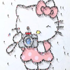 Well Hello Kitty par Craig Alan Peinture originale en techniques mixtes