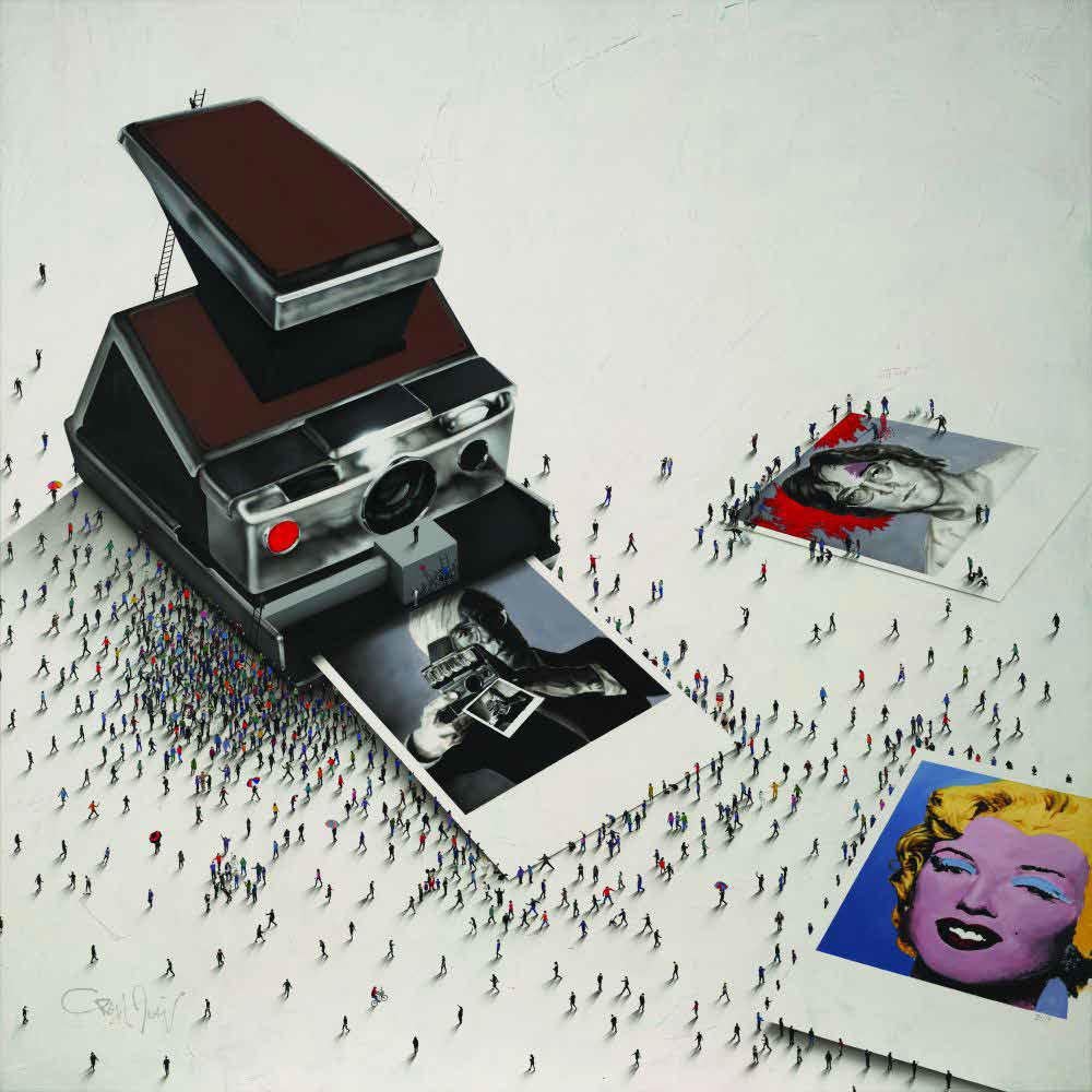 LIMITED EDITION PRINT - Edition of 75 signed by the artist.
Price for unframed.
Ask us for custom framing options for this piece.

Craig Alan is a Pop Surrealist, internationally recognized for his ingenious portraits of iconic figures and or images