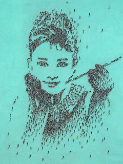 Cyan Cinema (Audrey Hepburn) by Craig Alan