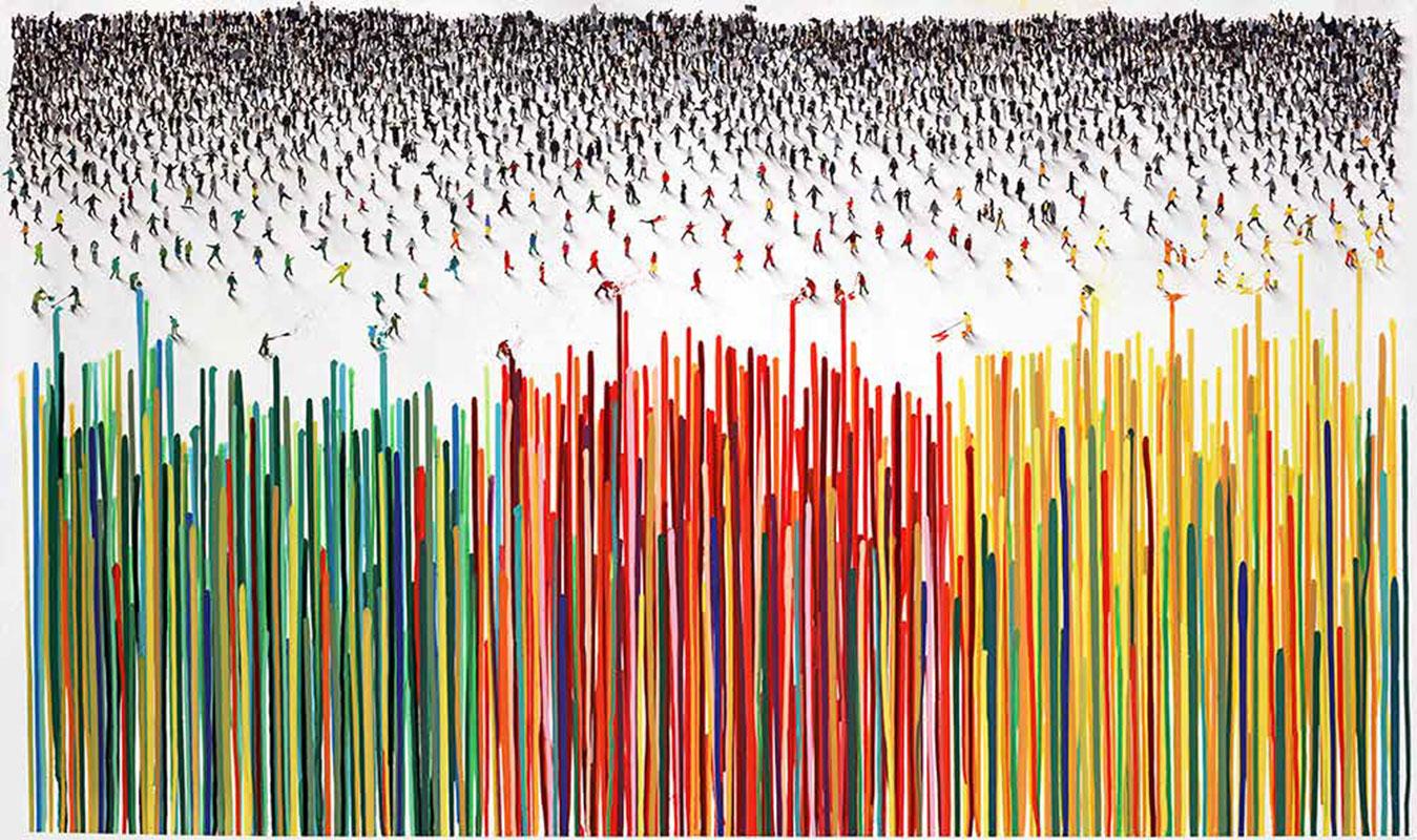 LIMITED EDITION PRINT - Edition of 75 signed by the artist.
Price for unframed.
Ask us for custom framing options for this piece.

Craig Alan is a Pop Surrealist, internationally recognized for his ingenious portraits of iconic figures and or images