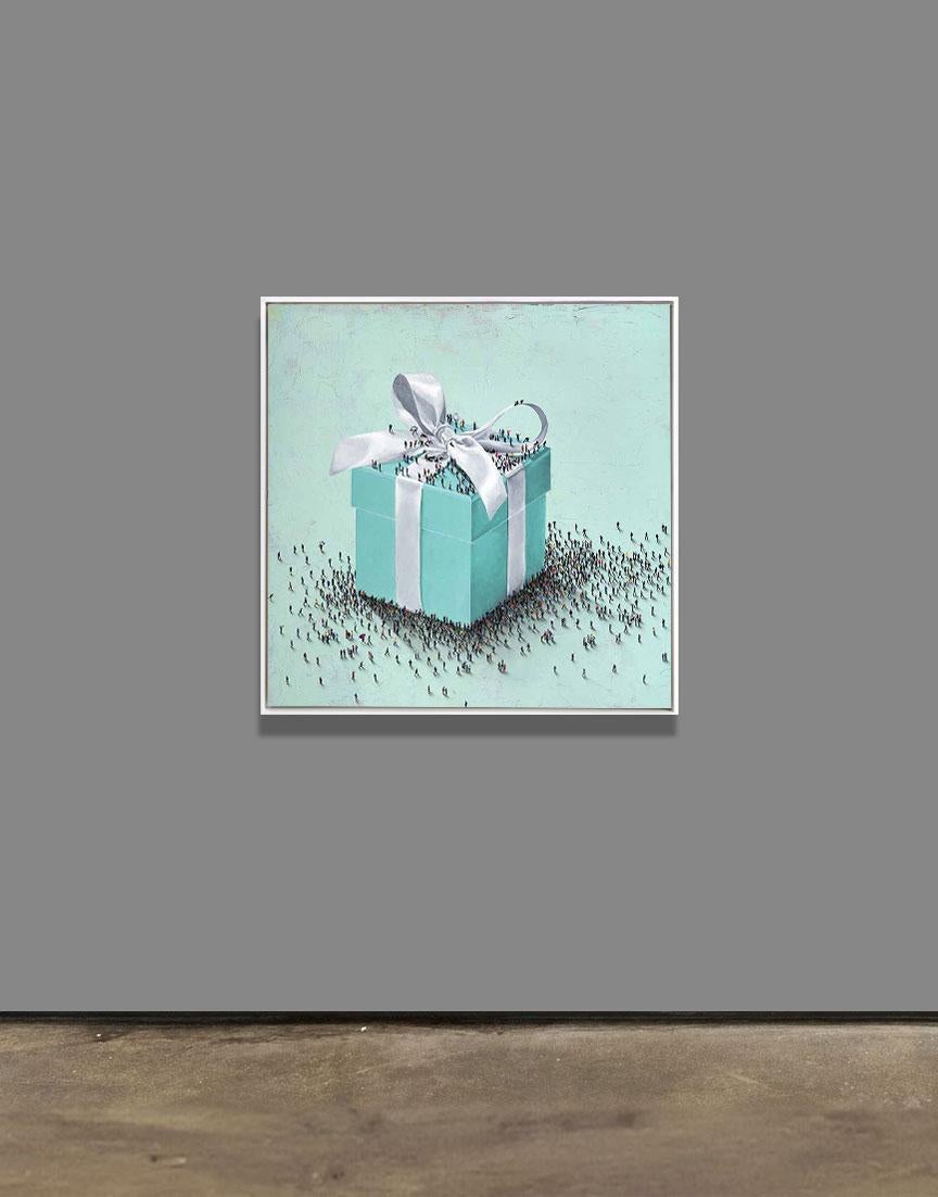 Little Blue Box by Craig Alan For Sale 1
