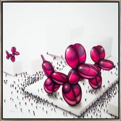 "Populus: The Underdog II" Balloon Dog Crowd Limited Edition Giclee on Canvas
