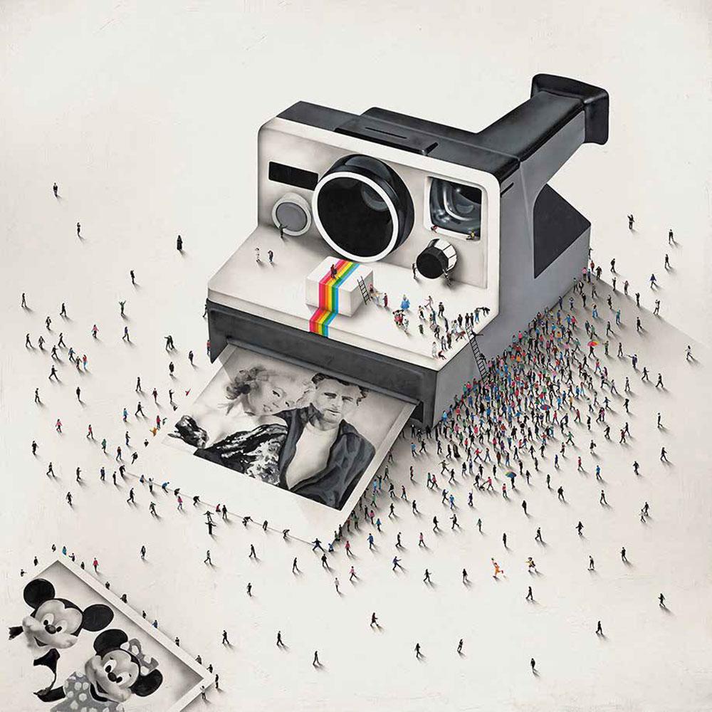LIMITED EDITION PRINT - Edition of 75 signed by the artist.
Price for unframed.
Ask us for custom framing options for this piece.

Craig Alan is a Pop Surrealist, internationally recognized for his ingenious portraits of iconic figures and or images