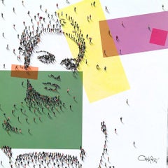 Twiggy is on the block by Craig Alan - Original Mixed Media