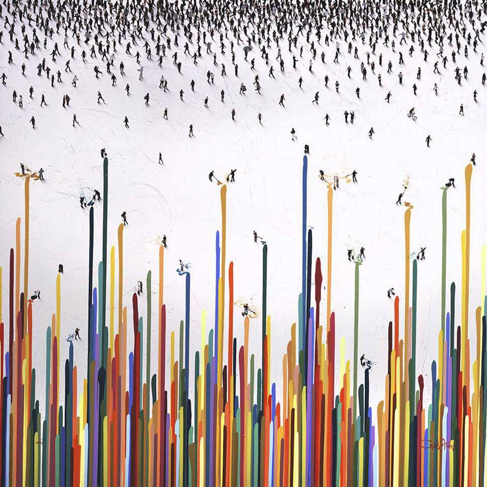 LIMITED EDITION PRINT - Edition of 75 signed by the artist.
Price for unframed.
Ask us for custom framing options for this piece.

Craig Alan is a Pop Surrealist, internationally recognized for his ingenious portraits of iconic figures and or images