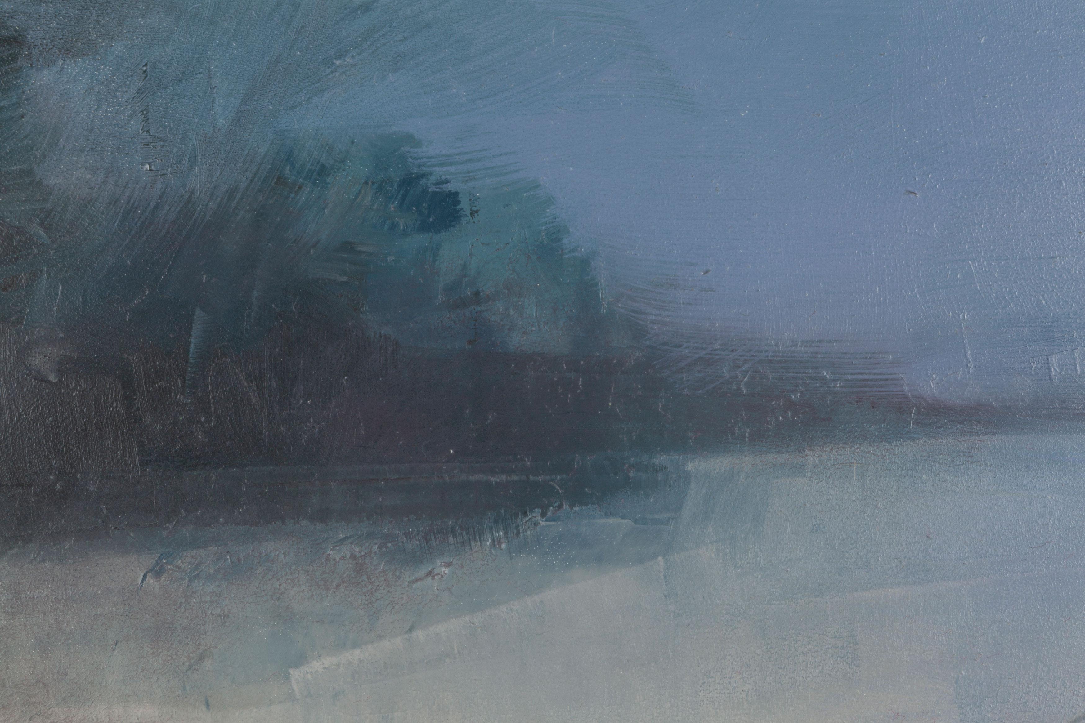 Nächtlicher Schnee – Painting von Craig Albright