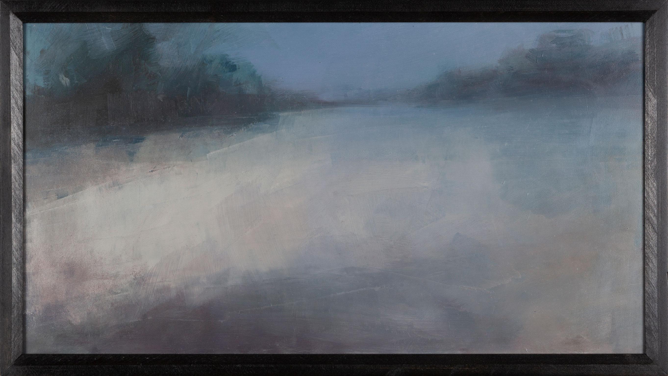 Craig Albright Landscape Painting – Nächtlicher Schnee