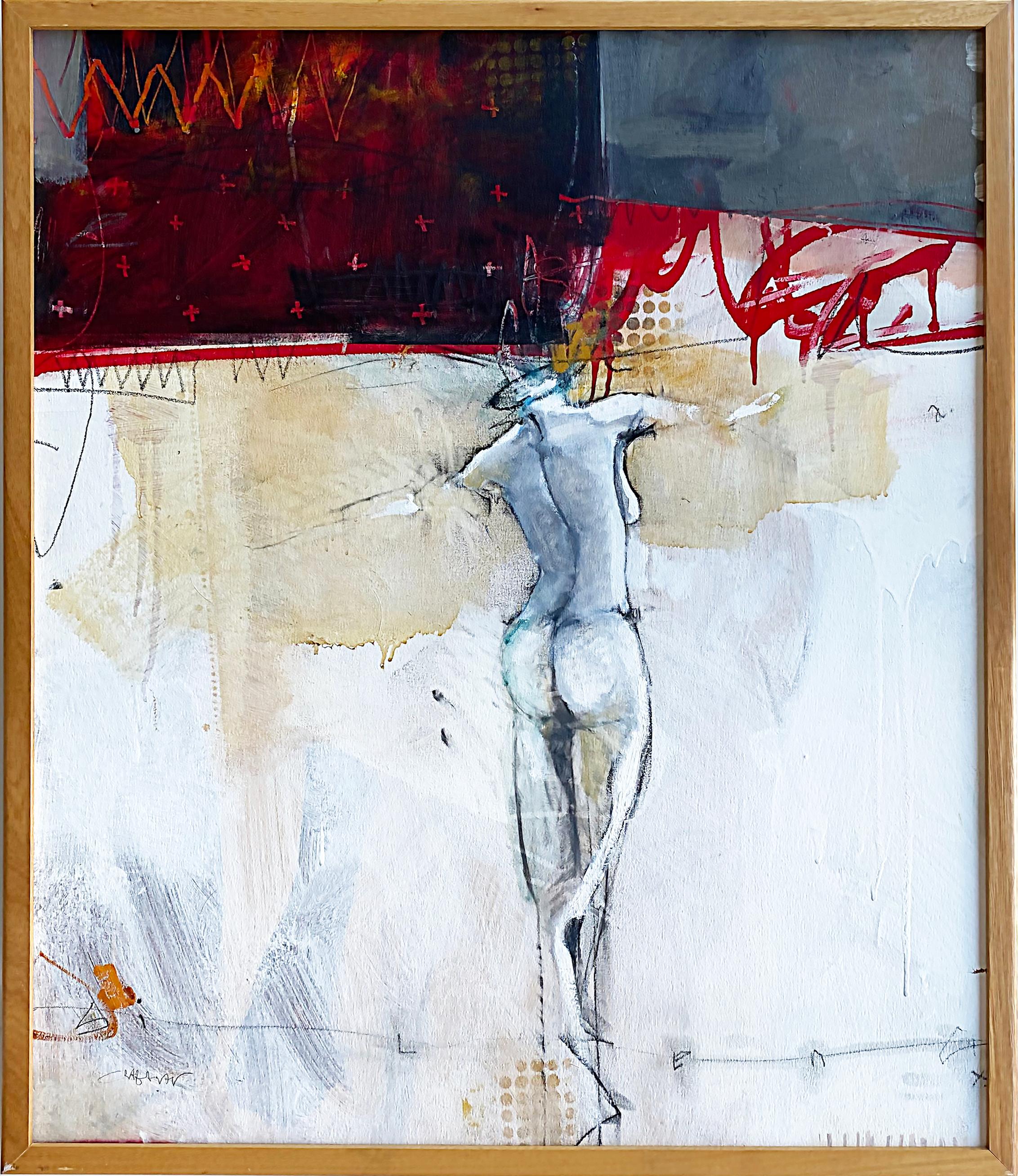 XXIe siècle et contemporain Peinture figurative abstraite de Craig Allen intitulée « Echo » en vente