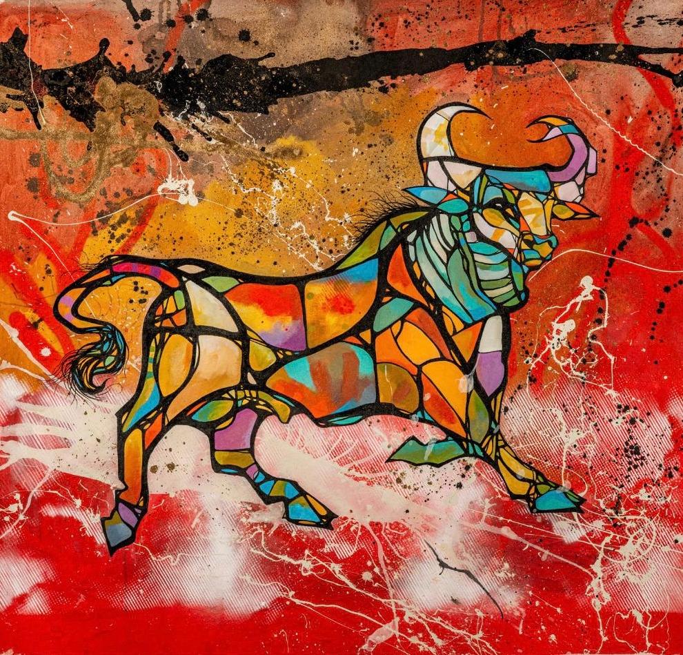 Alcista 1 - Mixed Media Art de CAM (Craig Anthony Miller)