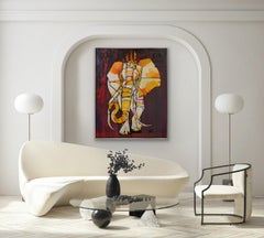 Geteilter Schreibtisch (Kollektion aus massivem Stampede)