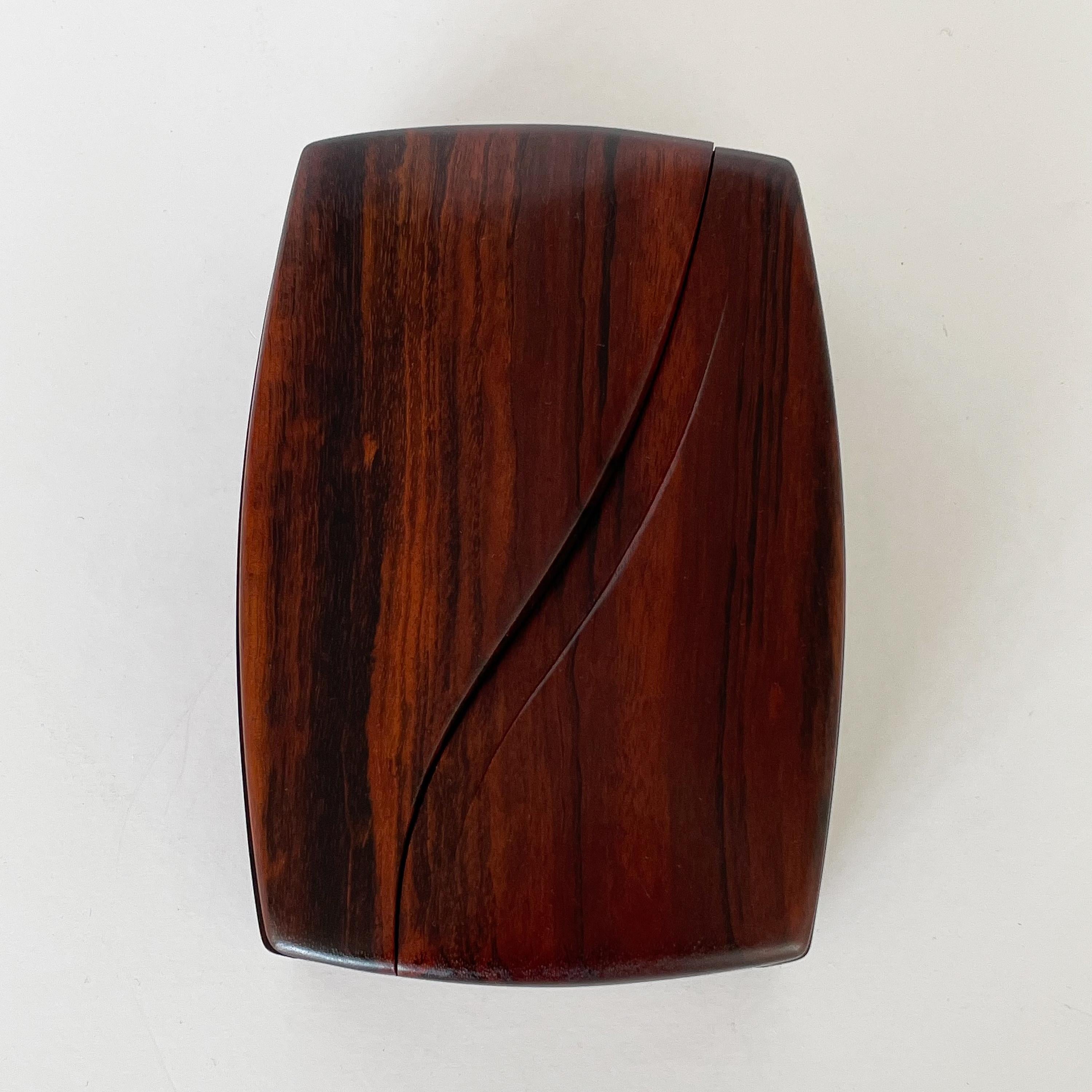 Craig Brown Studio Craft Sculptural Rosewood Box 3