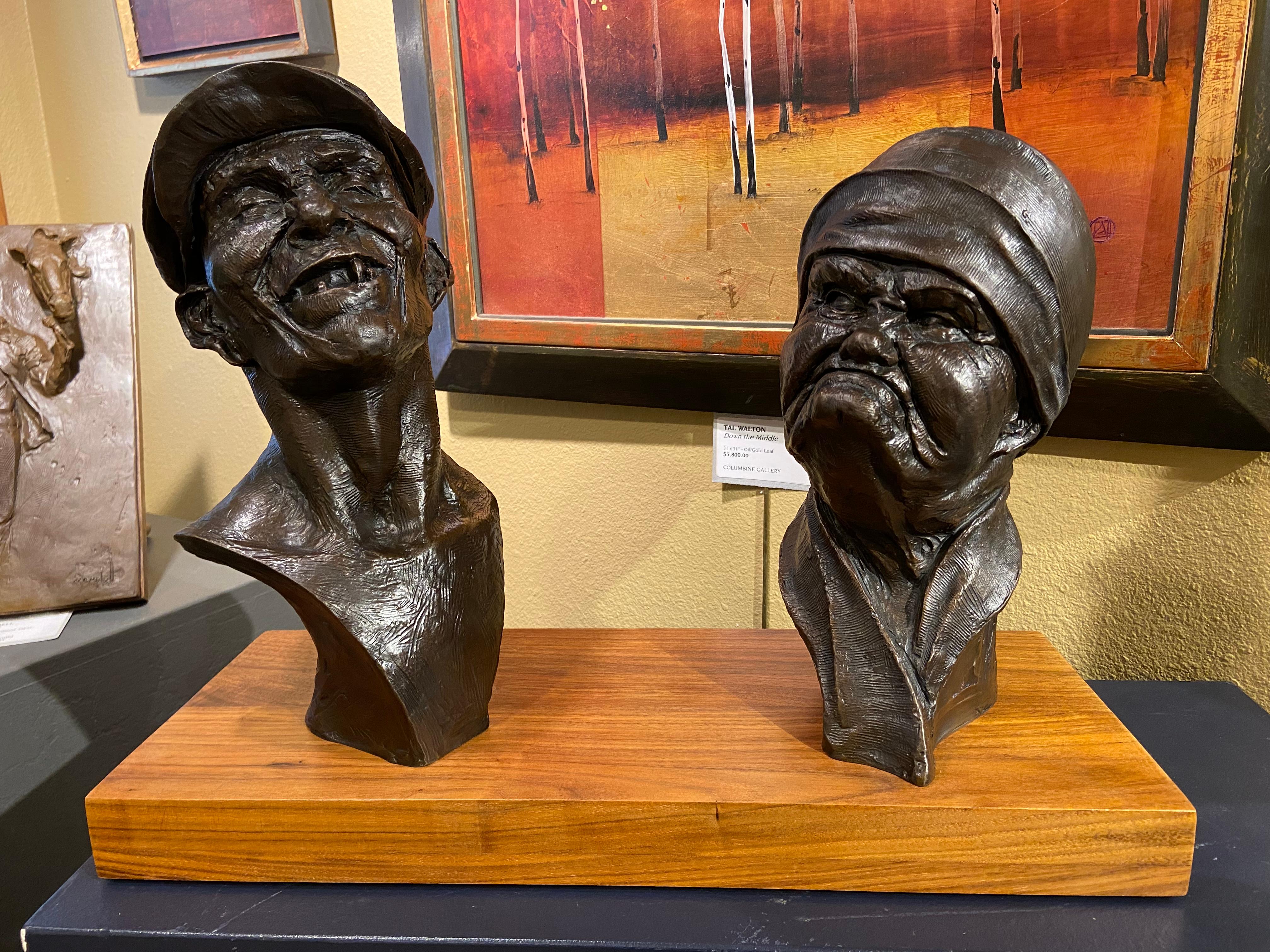 Clancy and Bertha Belle - Sculpture by Craig Campbell