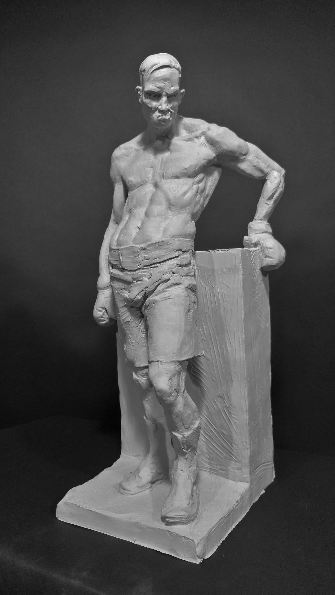 The Boxer - Contemporary Sculpture by Craig Campbell
