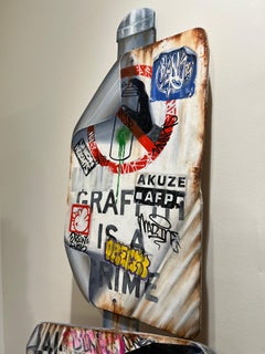 Street Art Pop Art zeitgenössisches Öl auf Holz Innenschilder Graffiti