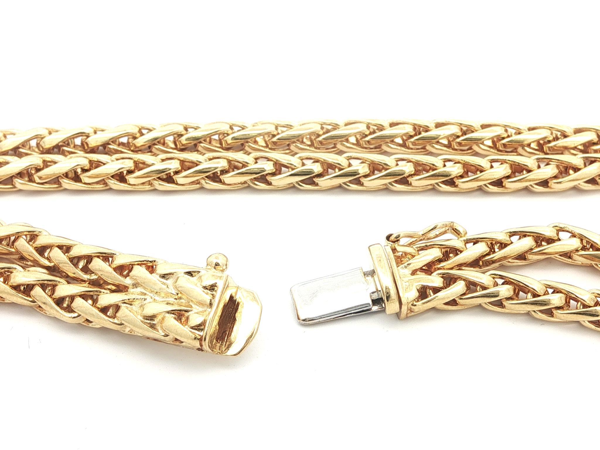 Craig Drake - Collana con perle e diamanti in oro 18 carati a doppio anello A Link In condizioni buone in vendita a Montclair, NJ