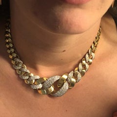 Craig Drake Collier en or jaune et diamants