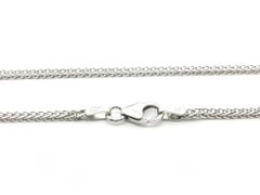 Craig Drake White Gold Black Onyx & Diamond Checkerboard Slide Pendant Necklace