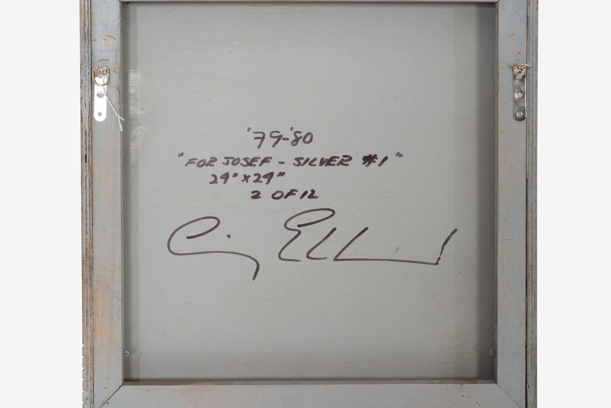Masonite Craig Ellwood Homage to Albers as a Diptych For Sale