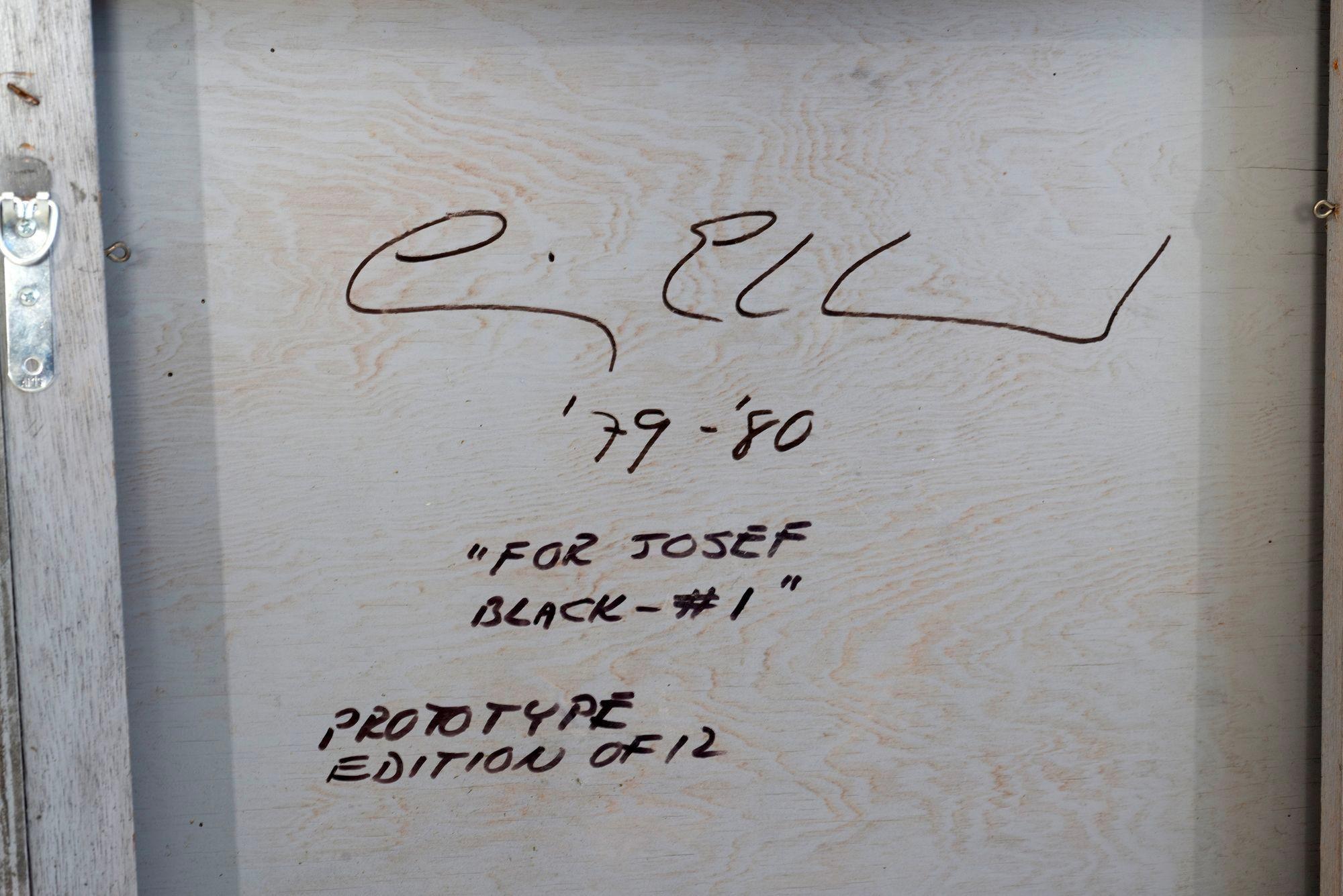 Masonite Craig Ellwood Pittura intitolata a Josef - Nero #1 in vendita