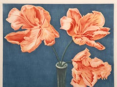 Tulipes, Mezzotint moderne par Craig McPherson