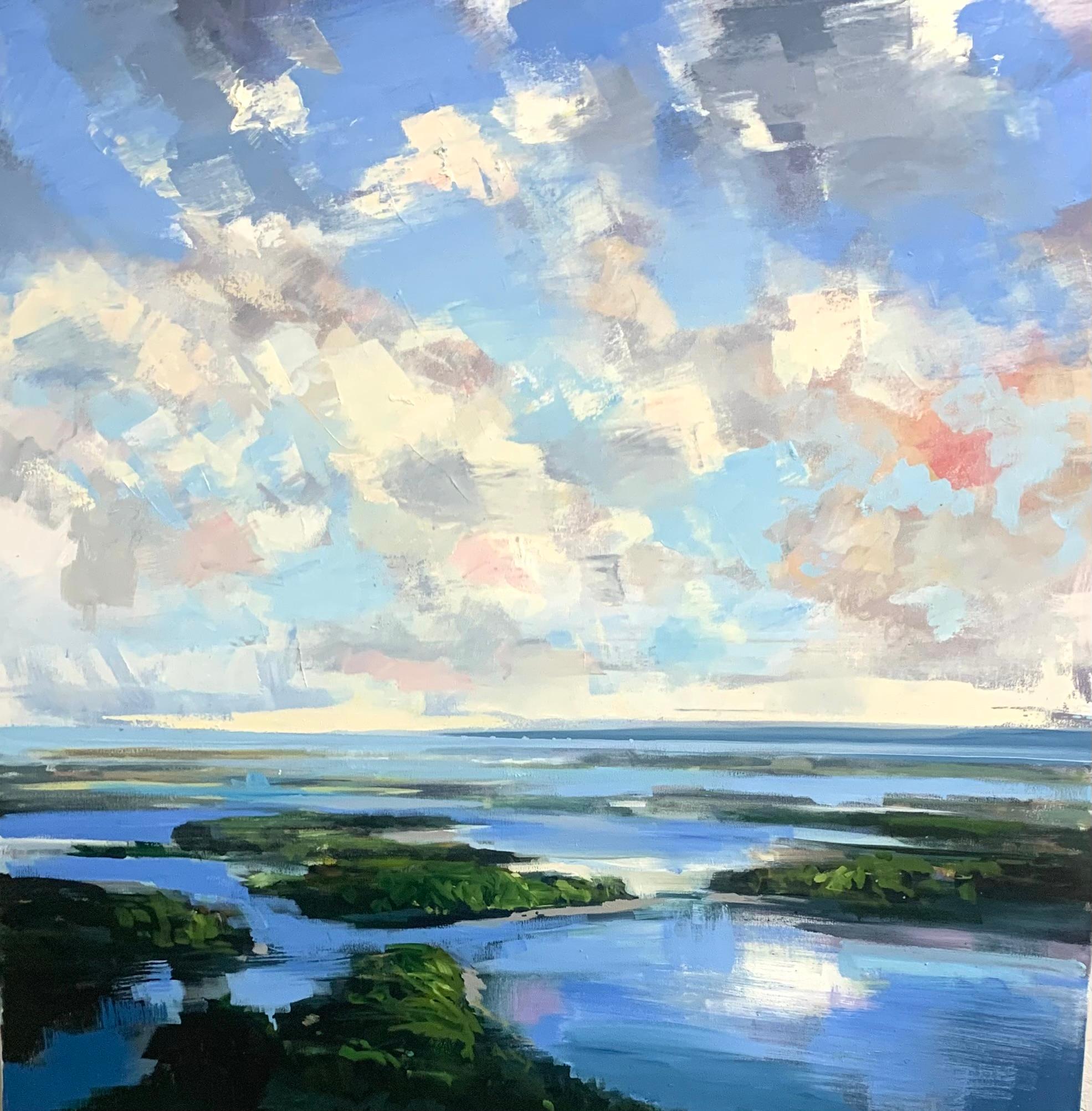 Craig Mooney Landscape Painting - Earth to Sea