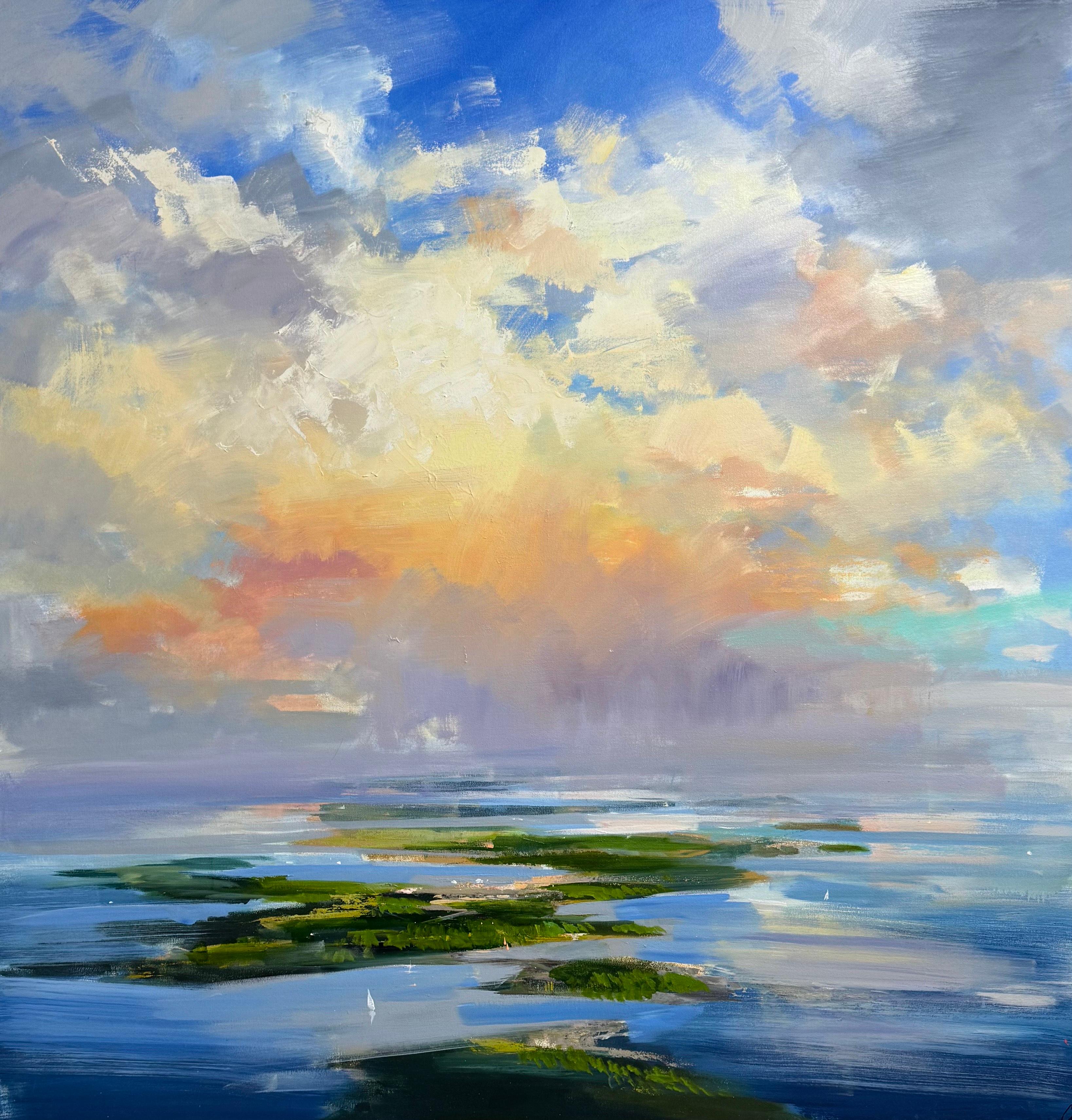 Craig Mooney Landscape Painting - Liquid Sky