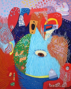 At the Far End of Nothing, Mixed Media on MDF Panel