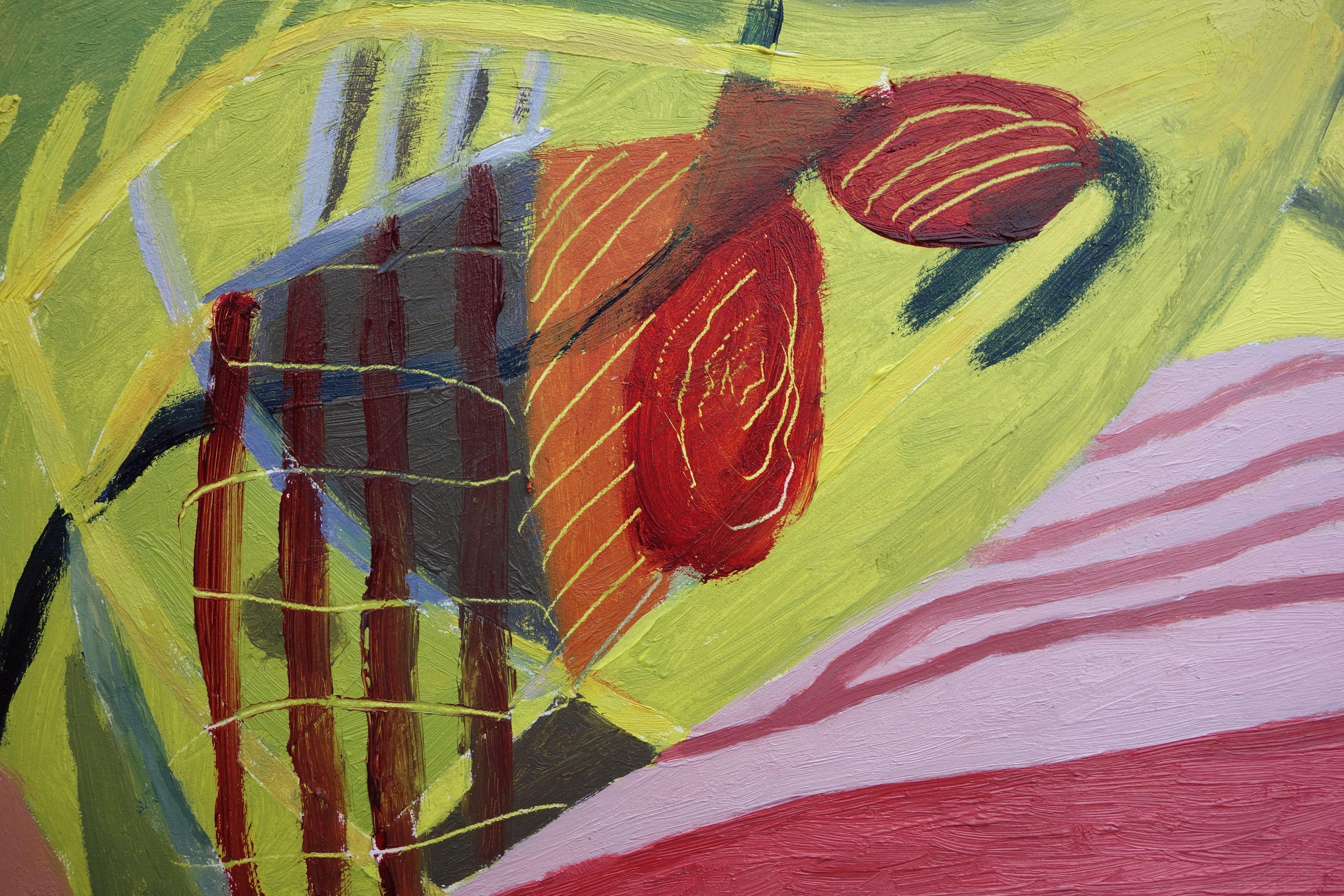 A New Life, Painting, Oil on MDF Panel For Sale 2