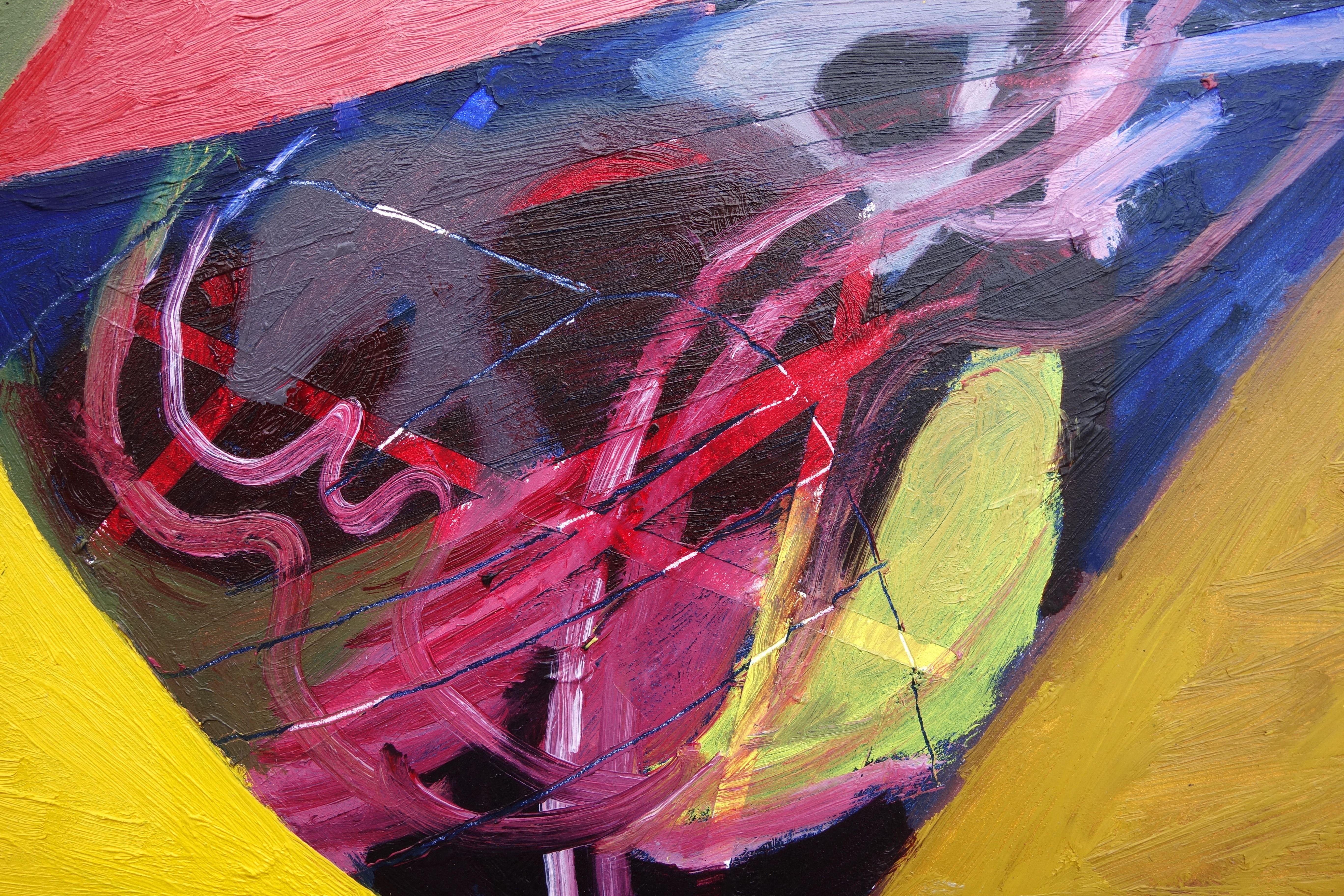 A New Life, Painting, Oil on MDF Panel For Sale 3