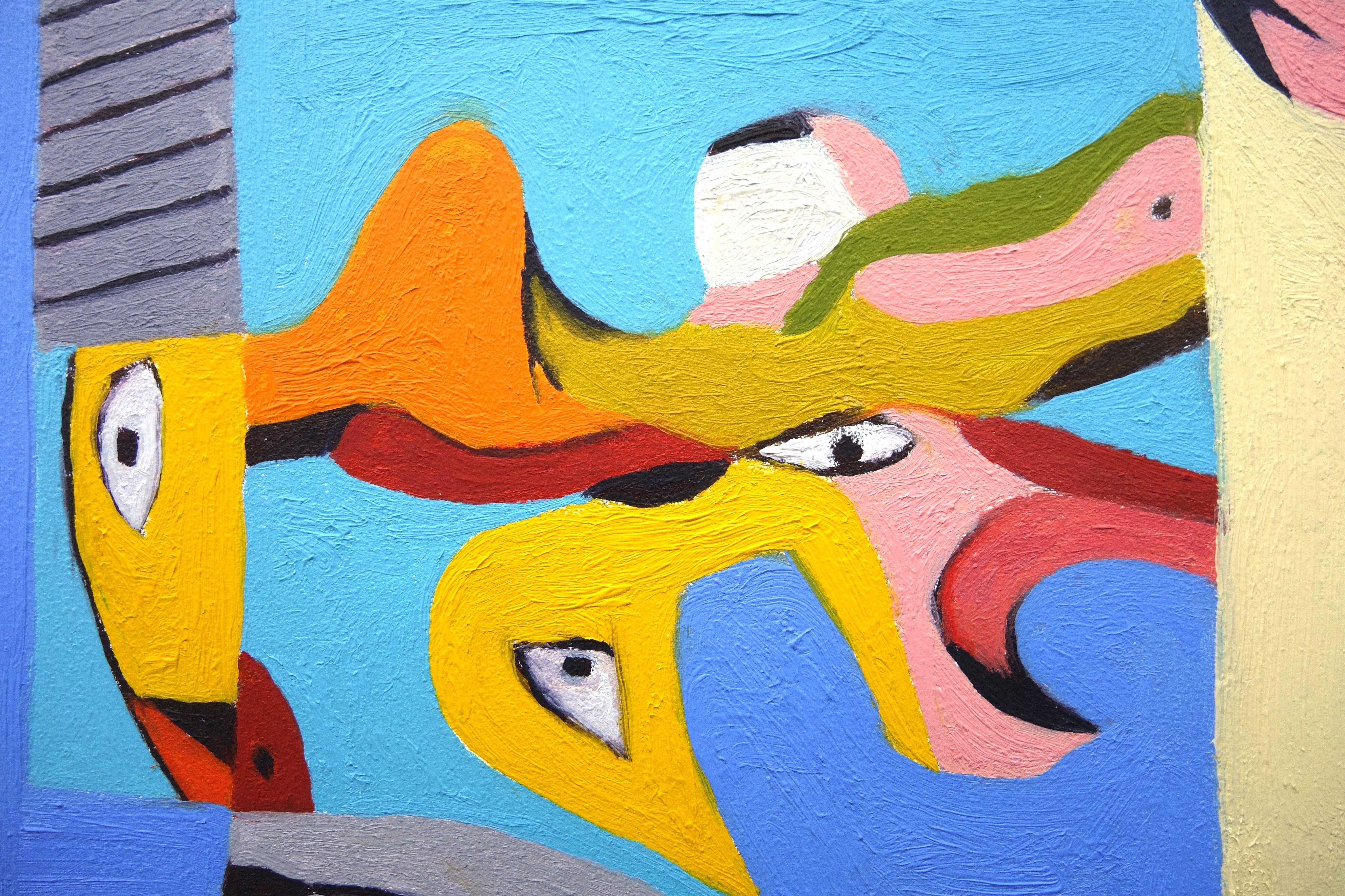 All the Mad Beasts and Then Some, Gemälde, Öl auf MDF-Tafel (Abstrakter Expressionismus), Painting, von Craig Moran