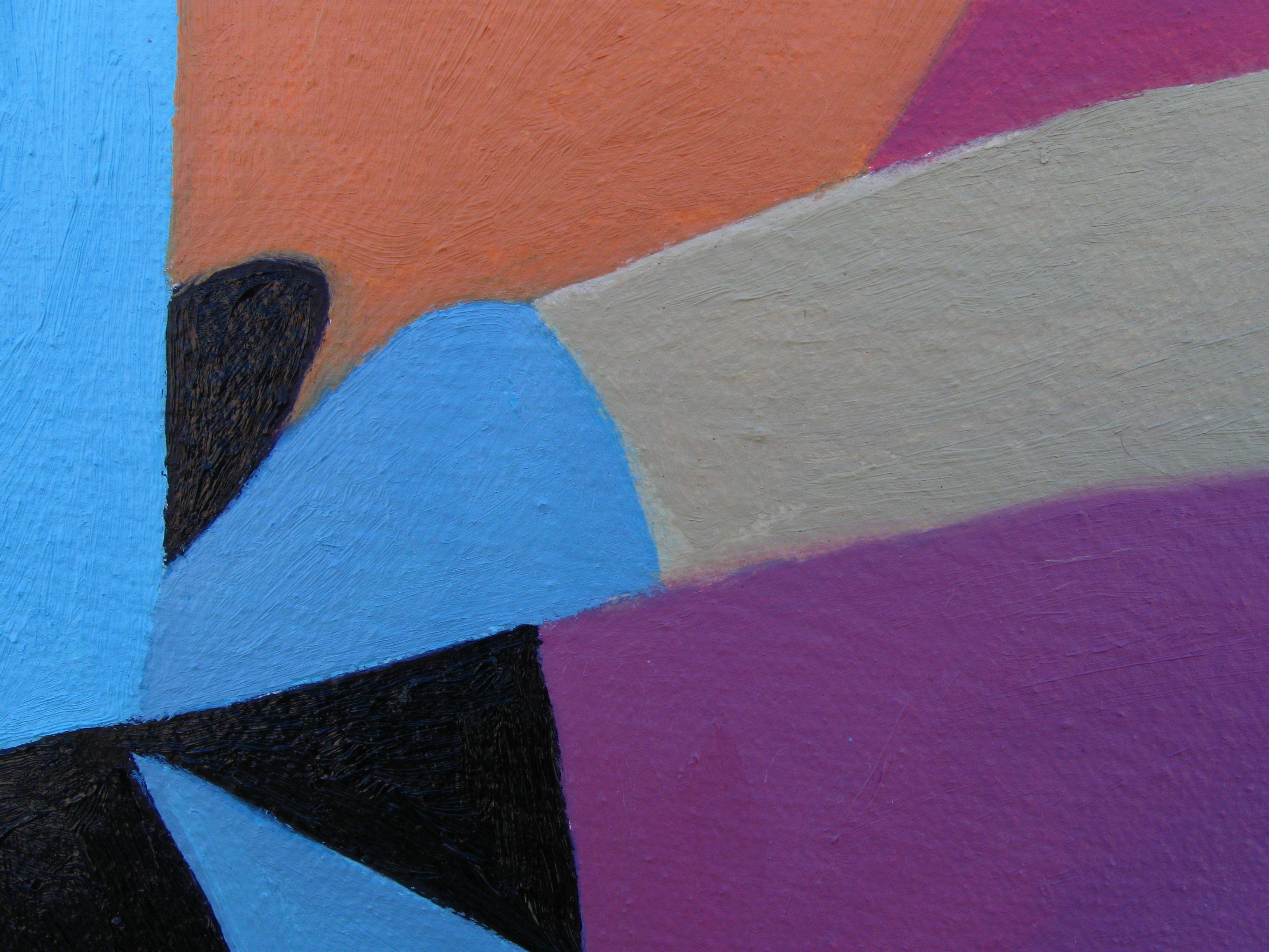 Caesura, Pittura, Olio su tela - Painting Astratto di Craig Moran