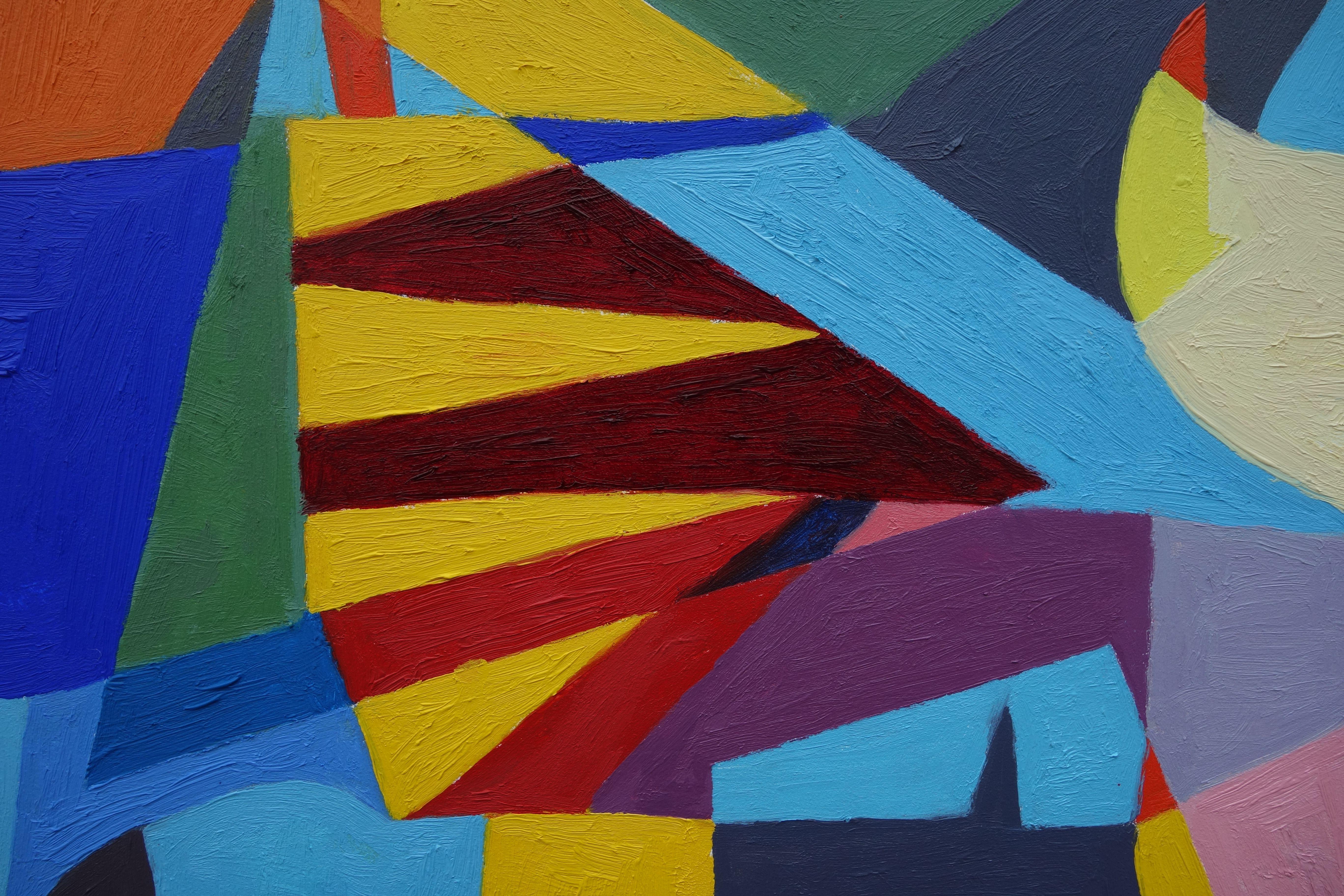 Chariot, Gemälde, Öl auf MDF-Tafel (Abstrakter Expressionismus), Painting, von Craig Moran