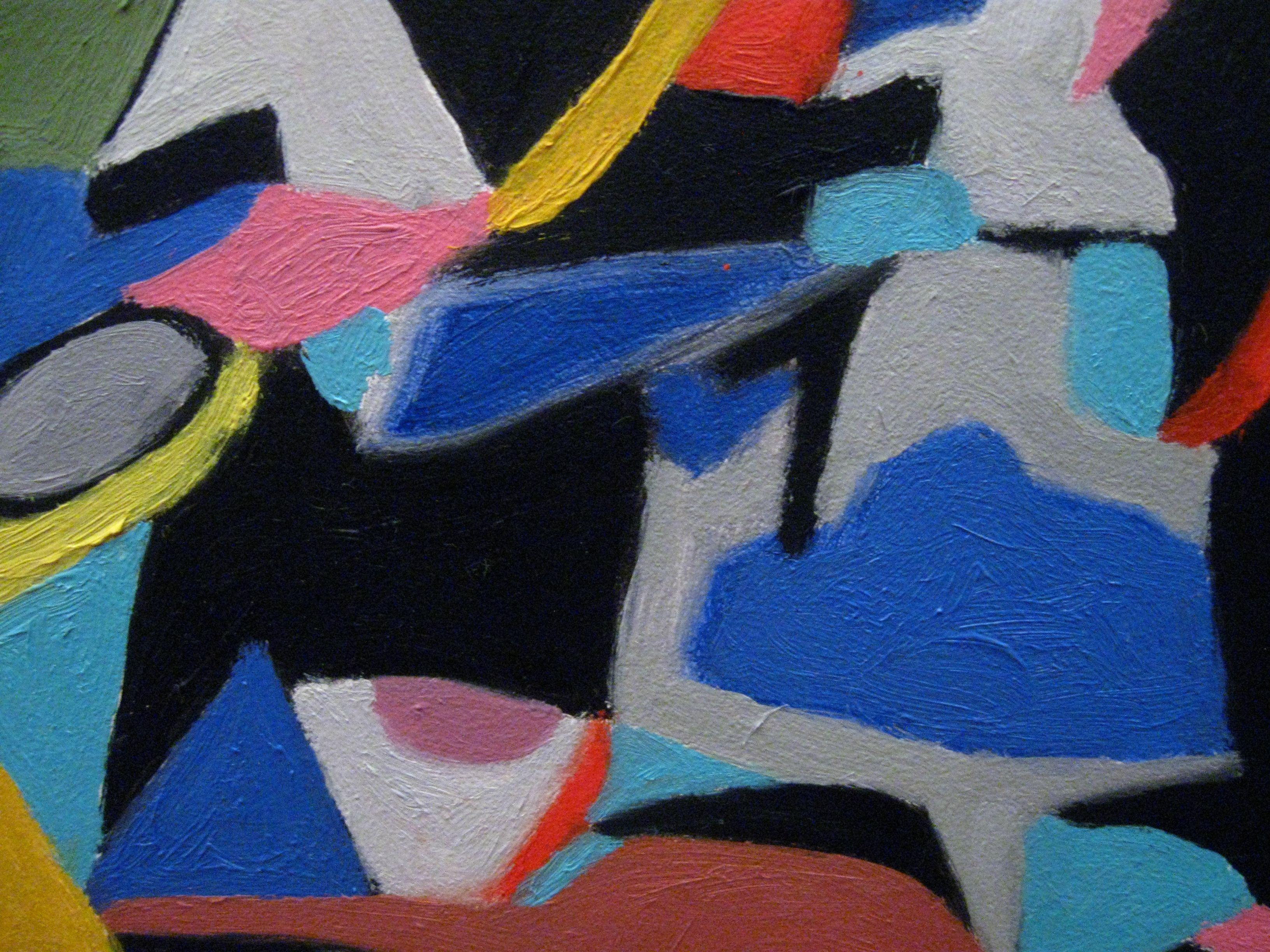 Diluvio, Pittura, Olio su pannello MDF - Abstract Painting Marrone di Craig Moran
