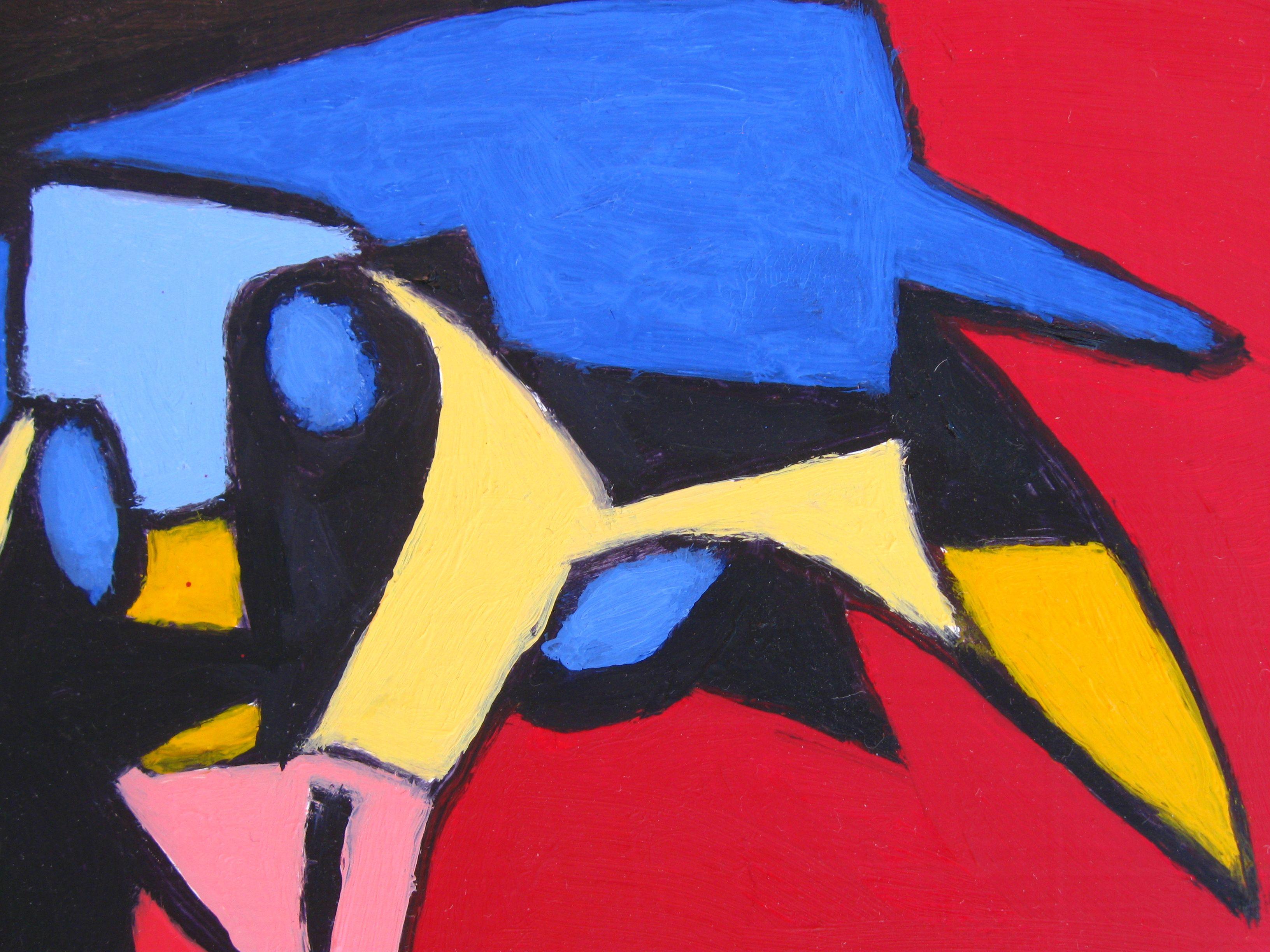 Diversioni 8, Pittura, Olio su altro - Painting Astratto di Craig Moran