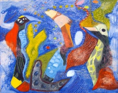 Erosion, Painting, Oil on MDF Panel