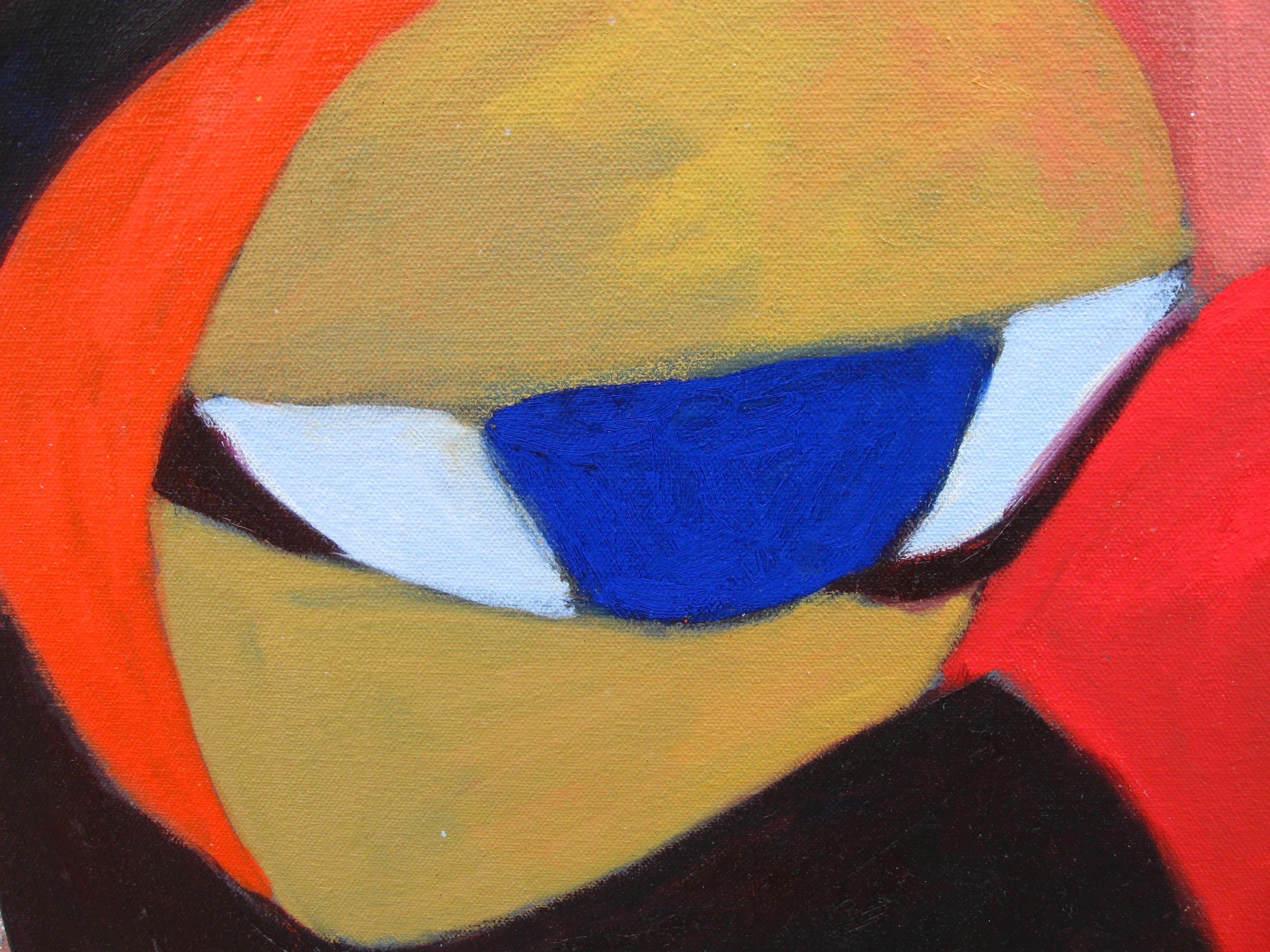 Eyeballin', Painting, Oil on Canvas For Sale 2