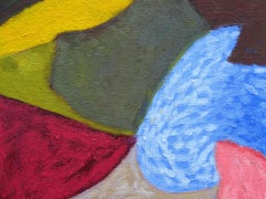 Fine Mess, peinture à l'huile expressionniste abstraite, 2012