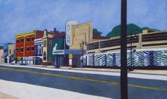 H STREET NE / DISTRITO DE ATLAS EN WASHINGTON DC, Pintura, Óleo sobre lienzo
