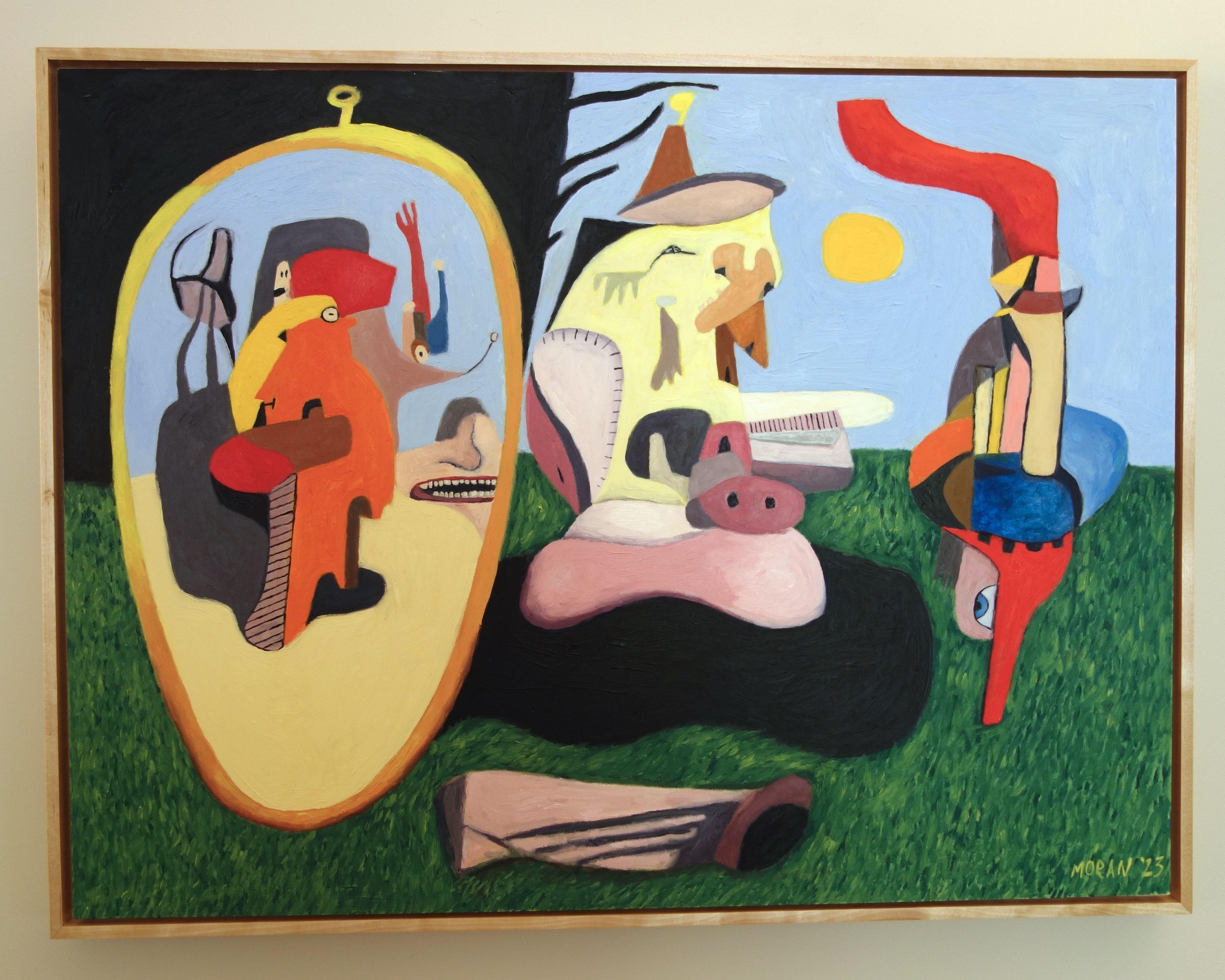 Harbingers, Gemälde, Öl auf MDF-Tafel (Abstrakter Expressionismus), Painting, von Craig Moran