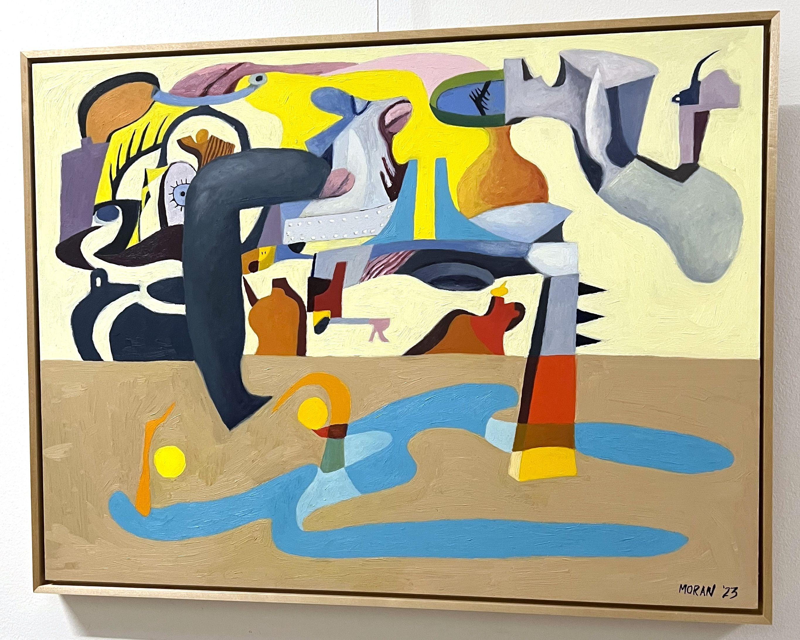 Let Them In, Gemälde, Öl auf MDF-Tafel (Abstrakter Expressionismus), Painting, von Craig Moran